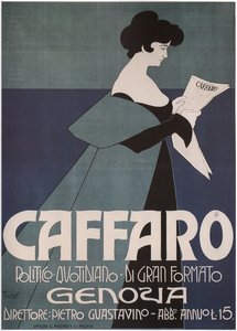 Gazeta Caffaro Genua, 1901 autorstwa Laskowski