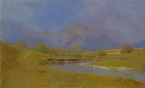 Podtatrzański krajobraz po wiosennym deszczu, 1878-79 autorstwa Laszlo Mednyanszky