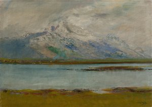 Krajobraz tatrzański, 1890-95 autorstwa Laszlo Mednyanszky