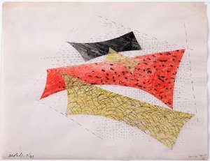 Kompozycja abstrakcyjna autorstwa Laszlo Moholy-Nagy