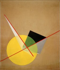Żółte kółko autorstwa Laszlo Moholy Nagy