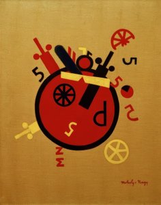 Duże koło autorstwa Laszlo Moholy Nagy