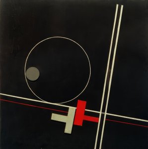 kompozycja autorstwa Laszlo Moholy Nagy