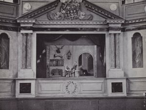 Teatr Marionetek, Eton (zdjęcie czarno-białe) autorstwa Laszlo Moholy Nagy
