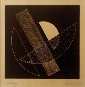 Bez tytułu (Kompozycja konstruktywistyczna) autorstwa Laszlo Moholy-Nagy