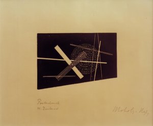 Bez tytułu (Kompozycja konstruktywistyczna) autorstwa Laszlo Moholy-Nagy
