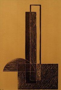 Bez tytułu (Kompozycja konstruktywistyczna) autorstwa Laszlo Moholy-Nagy
