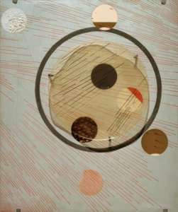 Eksperyment z modulatorem kosmicznym, aluminium 5 autorstwa Laszlo Moholy-Nagy