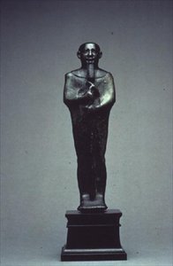 Figura boga Ptaha (brąz) autorstwa Late Period Egyptian