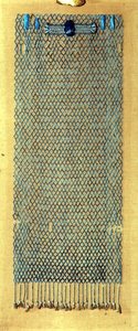 Siatka pogrzebowa, po 600 rpne (fajans) autorstwa Late Period Egyptian