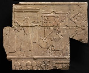 Męskie wyposażenie grobowca, 667-647 pne autorstwa Late Period Egyptian