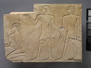 Kapłani wykonujący obrzędy pogrzebowe, ok. 667-647 pne autorstwa Late Period Egyptian