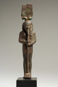 Ptah-Tatenen, późny okres dynastyczny, 664-332 pne (brąz) autorstwa Late Period Egyptian