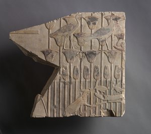 Spearing Fish, ok. 667-647 pne autorstwa Late Period Egyptian
