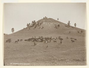 Praca grupki na wzgórzach, ok. godz. 1900.
