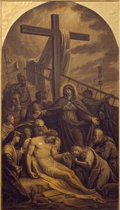 Osadzanie Chrystusa przez Lattanzio Querena (1768-1853).