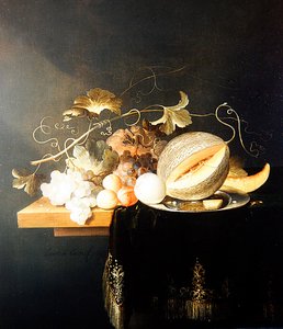 Martwa natura owoców (olej na płótnie)