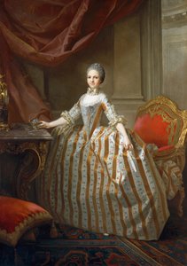 Maria Luiza z Parmy 1751-1819, późniejsza królowa Hiszpanii, 1765.