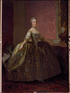 Portret Marie Louise (Marie-Louise) autorstwa Bourbon Parme (Bourbon-Parme) (1751-1819) Obraz Laurenta Pecheux (1729-1821). Florencja, Pałac Pitti