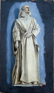 Święty Bruno Obraz na płótnie Laurenta de La Hyre (1606-1656) XVII w. Nd. 0,37 x 0,21 m Paryż. Muzeum w Luwrze autorstwa Laurent de la Hyre