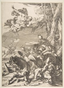 Nawrócenie św. Pawła, ca. 1637. autorstwa Laurent de la Hyre