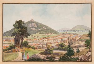 Widok na Karlsbad Karlowe Wary, ok. 1800 r.