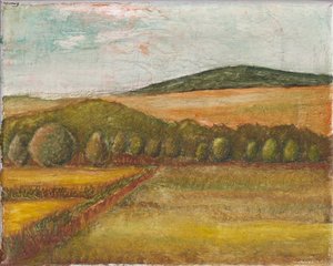 W dolinie, 2025 (olej na płótnie)