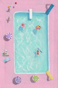 Basen Mamie, 2025 (akryl na płótnie)