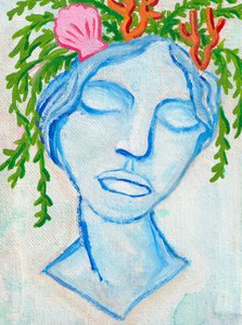 Mermaid, 2025 (akryl na płótnie)