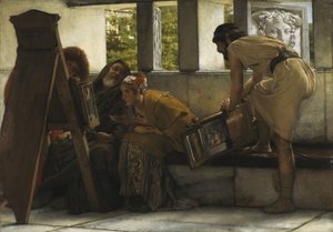 W rzymskiej pracowni  autorstwa Lawrence Alma-Tadema