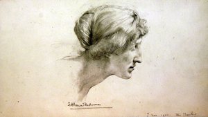 Studium portretowe panny Barber autorstwa Lawrence Alma Tadema