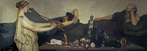 Scena pompejańska lub Siesta autorstwa Lawrence Alma Tadema