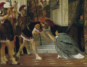 Ogłoszenie cesarza Klaudiusza, 1867 autorstwa Lawrence Alma Tadema