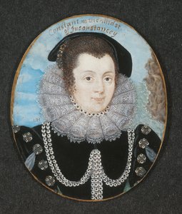 Margaret Clifford (ok.1560-1616) hrabina Cumberland autorstwa Lawrence Hilliard
