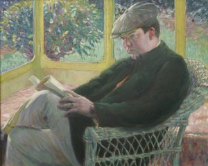 Frederick Carl Frieseke (olej na płótnie) autorstwa Lawton Parker