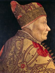 Portret doża Francesco Foscari (1373-1457), obraz Lazzaro Bastianiego (1429-1512), olej na desce, 52x41 cm