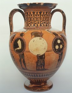 Amfora czarnofigurowa, 515-490 p.n.e. (ceramiczna)