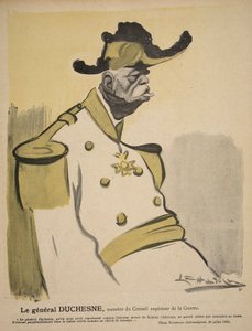 Generał Duchesne, członek Rady Wojennej, ilustracja z „L
