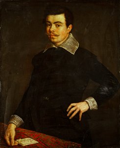 Portret Daniela Hopffera (na płótnie) autorstwa Leandro Bassano