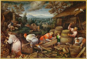 Sierpień (obraz na płótnie) autorstwa Leandro da Ponte Bassano