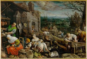 Listopad (obraz na płótnie) autorstwa Leandro da Ponte Bassano