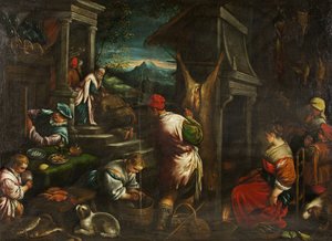 Powrót syna marnotrawnego, ok. 1577-88 (olej na płótnie)
