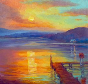 Molo, Wyspa Bute, 2019 autorstwa Lee Campbell