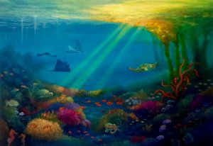 Pacific Reef, 2025 r. autorstwa Lee Campbell