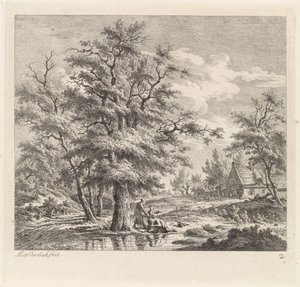 Dwóch chłopców nad jeziorem