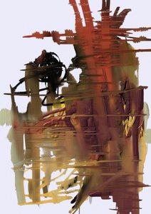Dynamiczna struktura miejska autorstwa Lembayung senja studio [Vintage Poster]