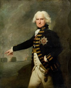 Admirał Lord Bridport (1727-1814) c.1795 (olej na płótnie) autorstwa Lemuel Francis Abbott