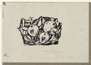 Trzy gruszki autorstwa Leo Gestel (signed by artist)