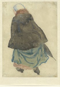 biegnąca kobieta autorstwa Leo Gestel (signed by artist)