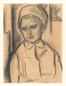 Portret nieznanego chłopca autorstwa Leo Gestel (signed by artist)